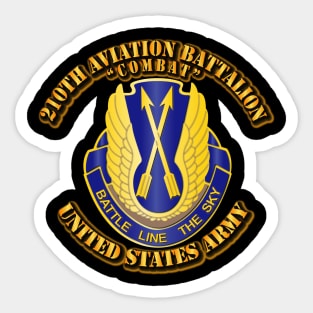 Army - 210th Aviation Bn - Combat Sticker